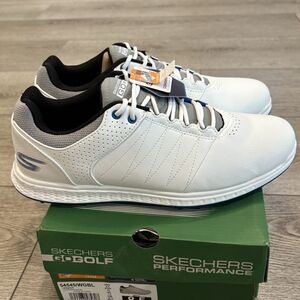 Skechers Go Golf Pivot Golf Shoes 54545 White / Gray Mens 8.5 New Comfort